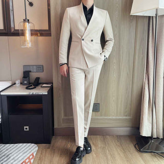 Zweireiher Anzug Herren - Cecile LavelleBeige