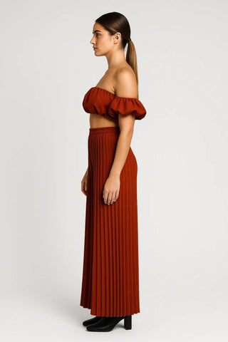 Zweiteiler Set Top Hose Elegant - Cecile LavelleRot